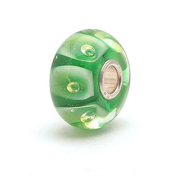 Trollbeads OOAK Green Bubbles