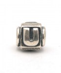 Trollbeads Retired Silver Letter U