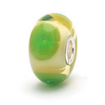 Trollbeads OOAK Cream and Green Bubbles 3