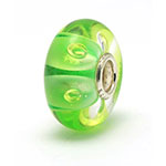 Trollbeads OOAK Vibrant Apple Green Bubbles